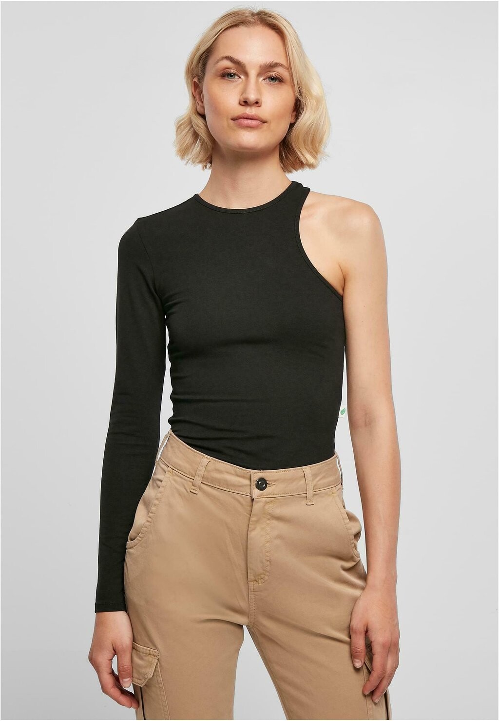 

Футболка с длинным рукавом Asymmetric Urban Classics, черный