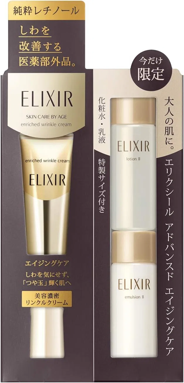 Набор крем для лица от морщин ELIXIR Enriched Wrinkle Cream S Limited Set 15 г + 18 мл — фото 2