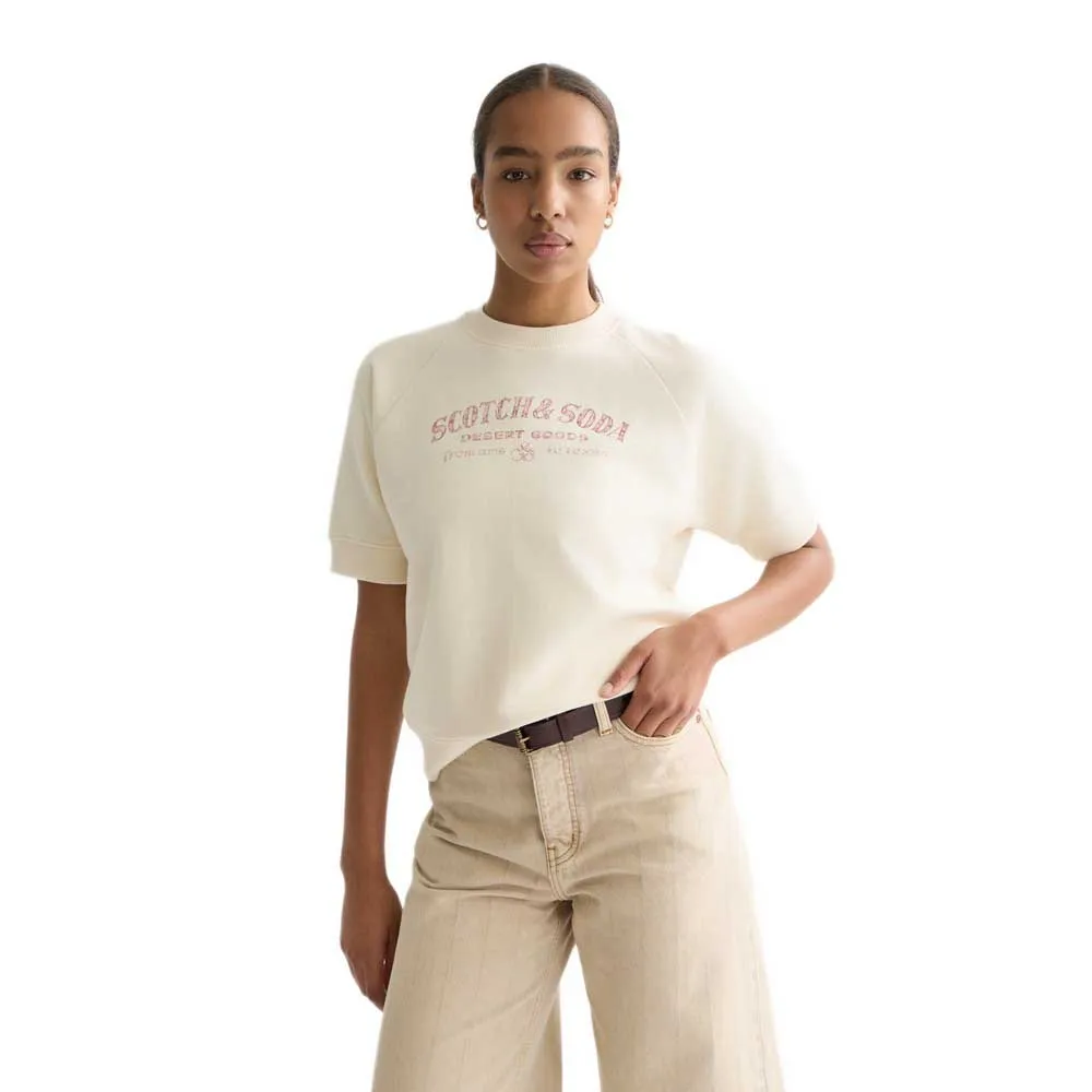 

Толстовка с коротким рукавом Scotch & Soda U9E01314T, бежевый