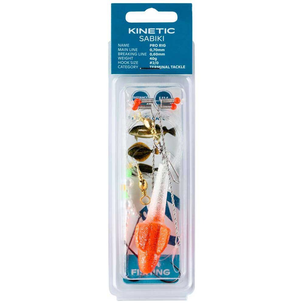 

Оснастки Kinetic Sabiki Pro 90g, прозрачный