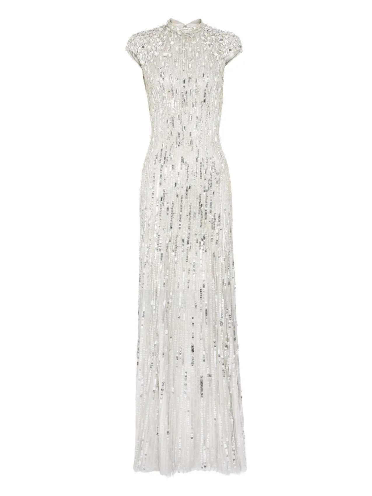 

Jenny Packham платье макси Ernest, серый