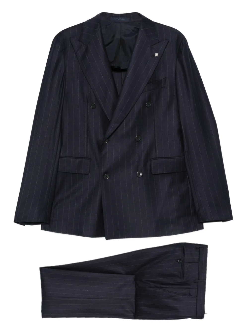 

Костюм в тонкую полоску Tagliatore, синий