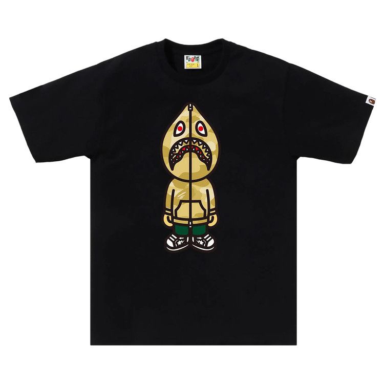 

Футболка BAPE Color Camo Classic Milo Shark Tee, Black/Yellow