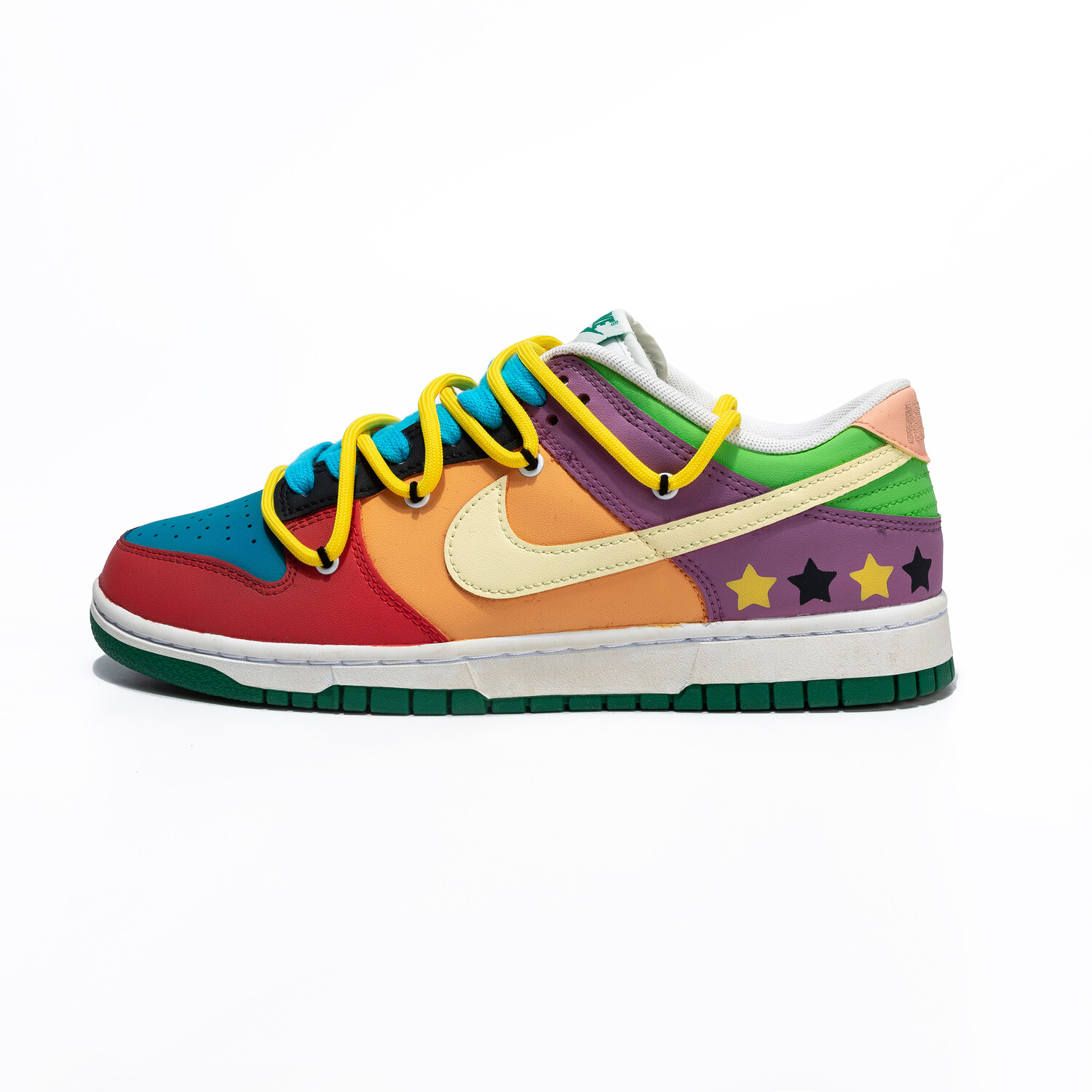 

Кроссовки Nike Dunk Skateboarding Shoes Men Low-top Red/Orange/Purple, красный