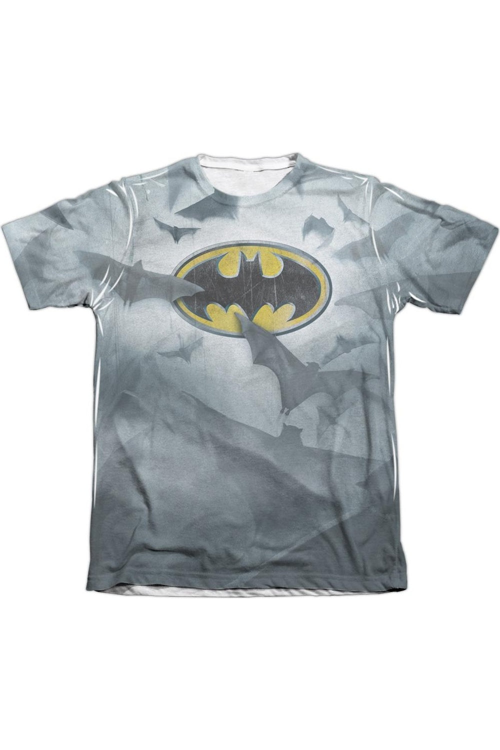 

Футболка с коротким рукавом Batman Bats Logo для взрослых 65/35 поли/хлопок Gildan, белый