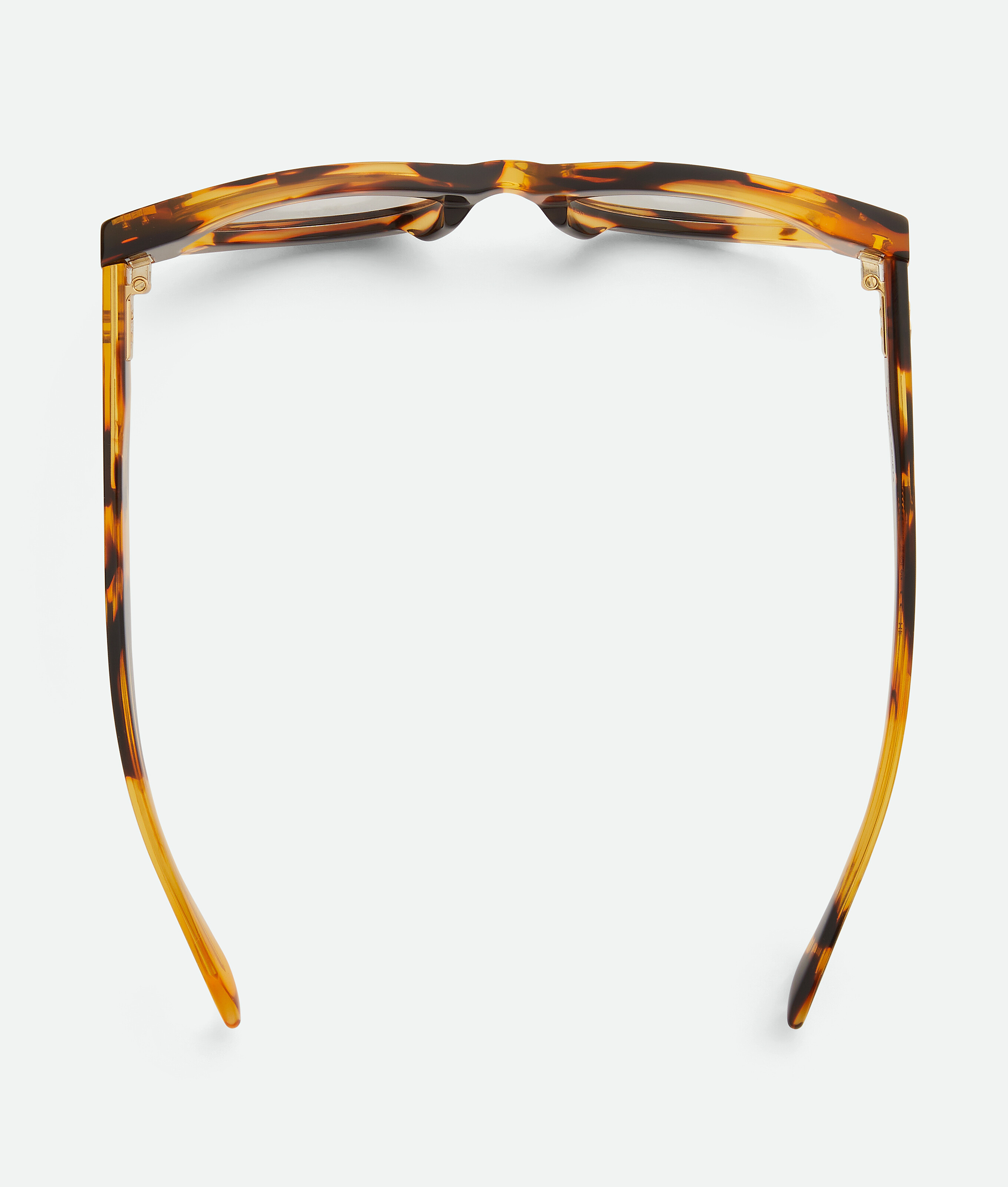 Dizzy cat eye eyeglasses BOTTEGA VENETA, прозрачный/гавана — фото 4