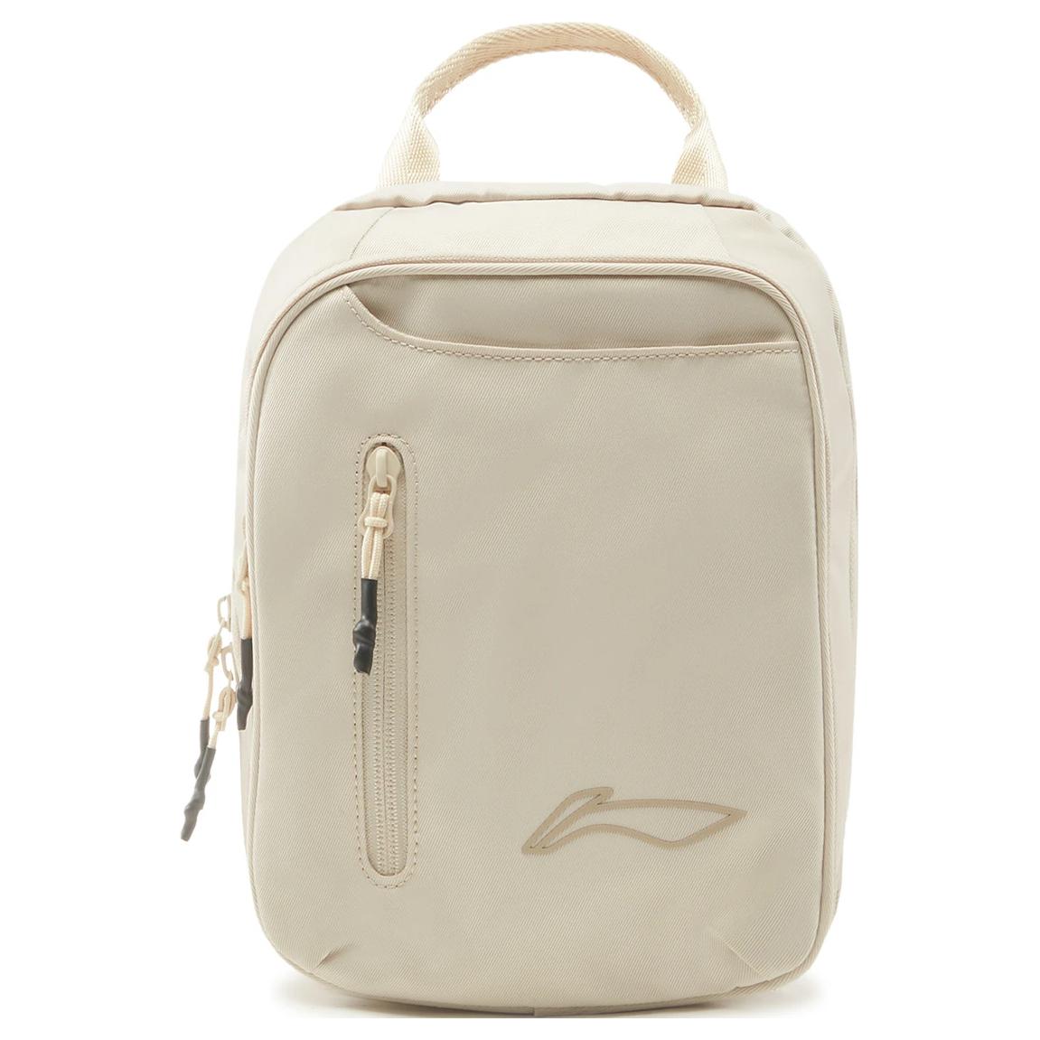 

Сумка через плечо из полиэстера LiNing Sports Life Collection, унисекс, цвет слоновая кость