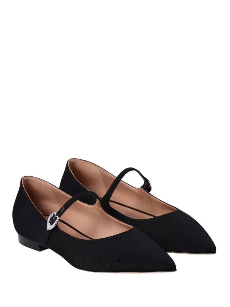 Malone Souliers Kate Grosgrain Туфли Мэри-Джейн, черный — фото 2