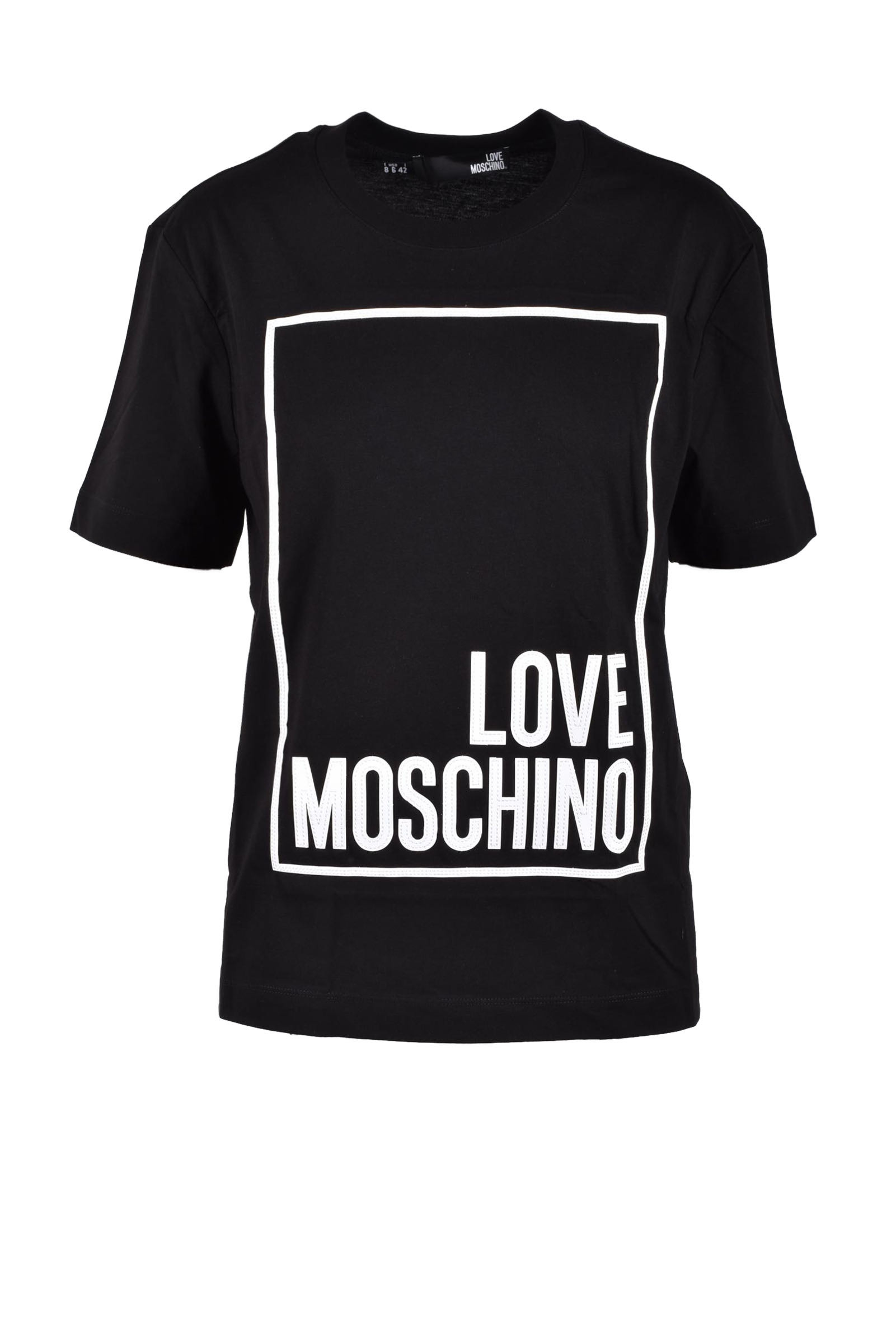 

Футболка женская Love Moschino с принтом, черный