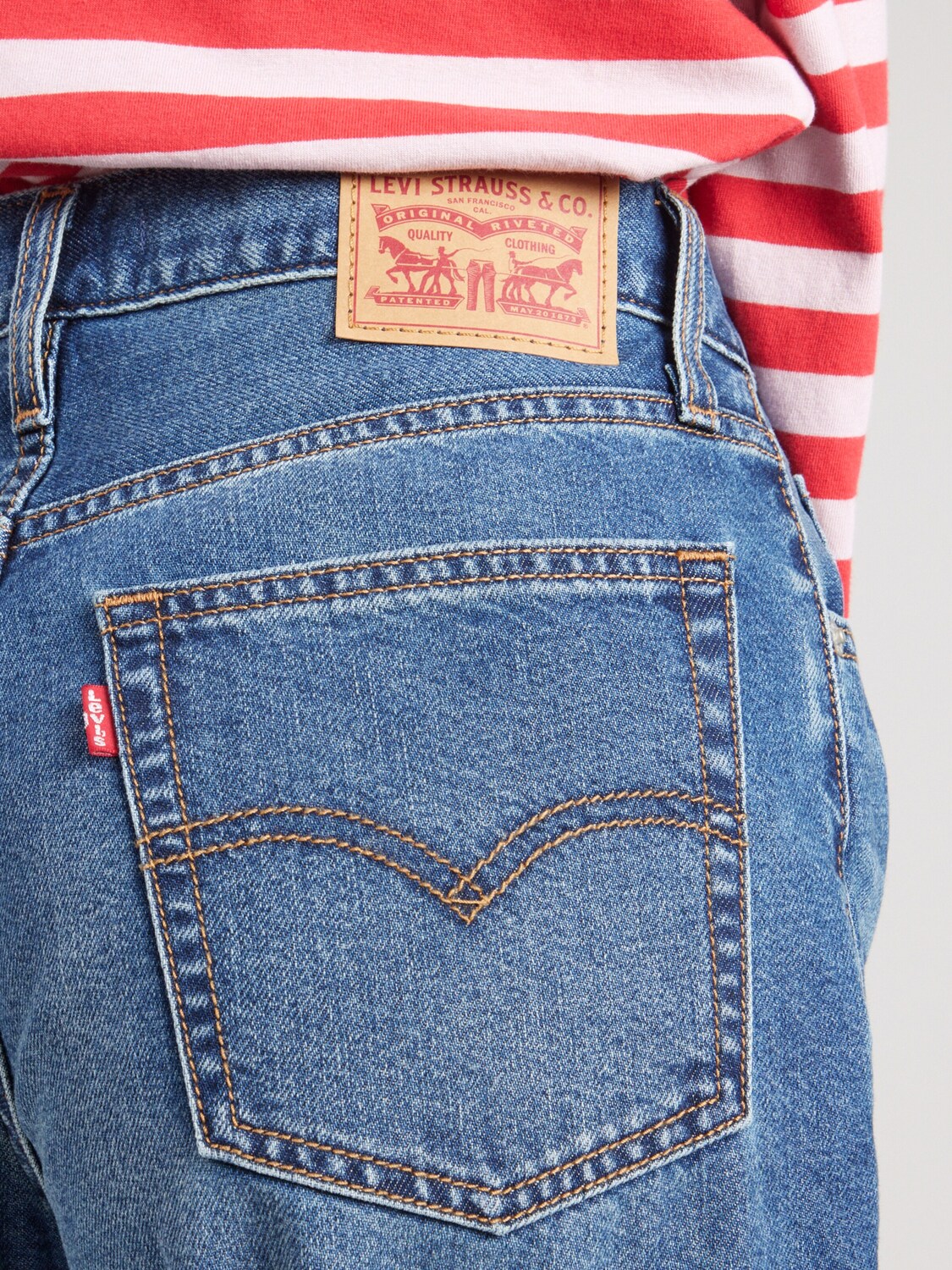 LEVI'S  Свободные джинсы '94 Baggy Jeans в синем дениме — фото 2