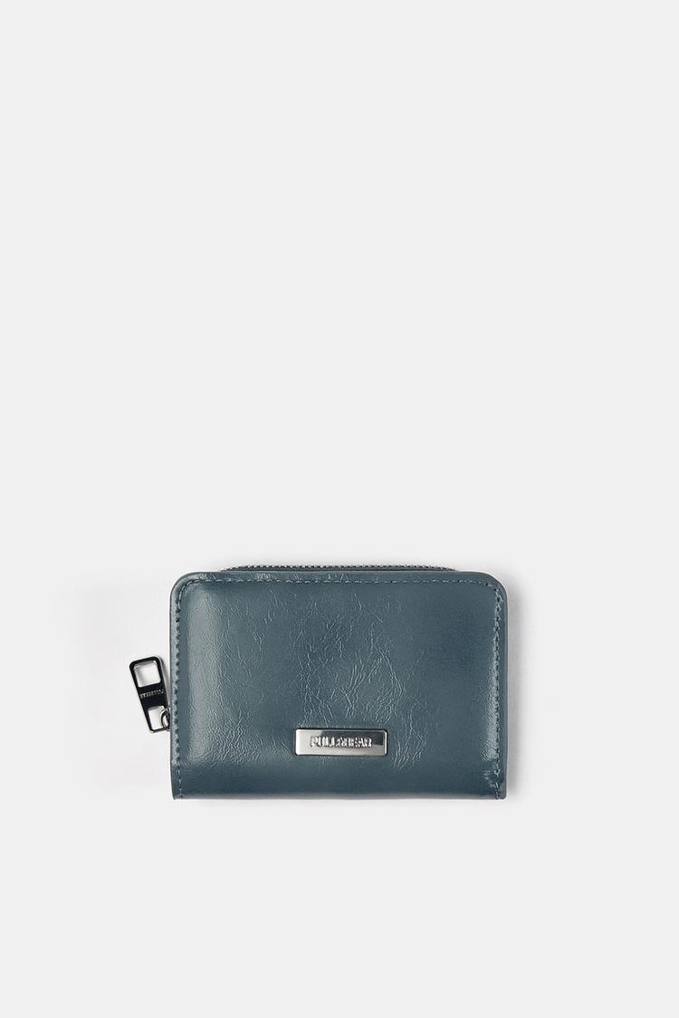 

Кошелек для монет Pull And Bear, серый