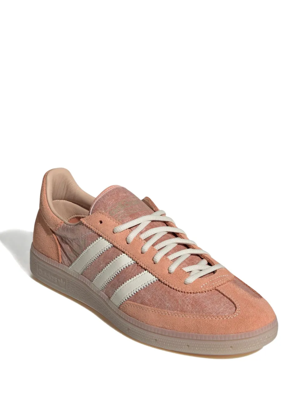 Кроссовки Handball Spezial из замши с тремя полосками adidas, оранжевый — фото 2