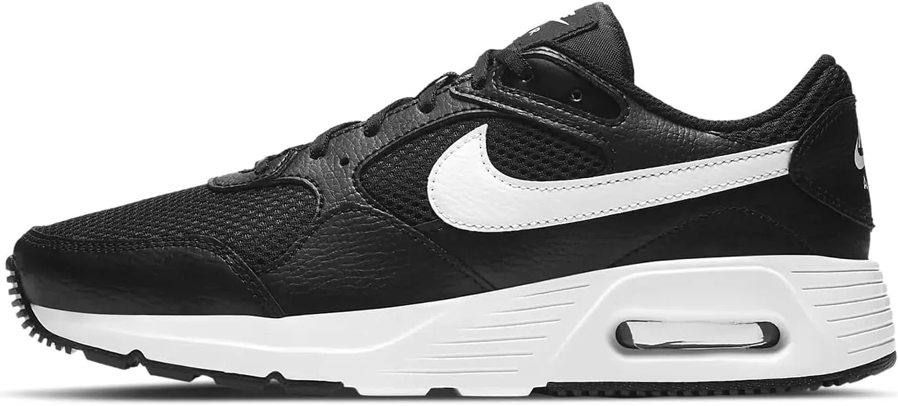 Детские гимнастические кроссовки Nike Air Max SC, белый/черный — фото 2