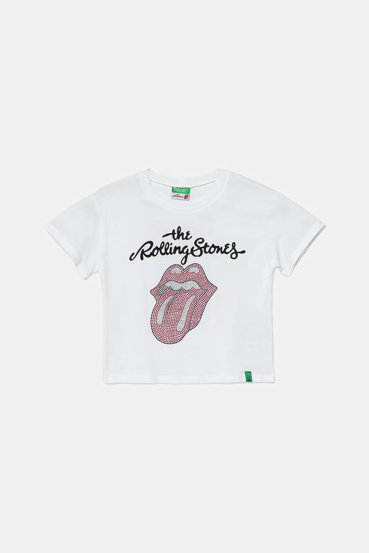 Футболка из хлопка для детей United Colors Of Benetton, белый — фото 2