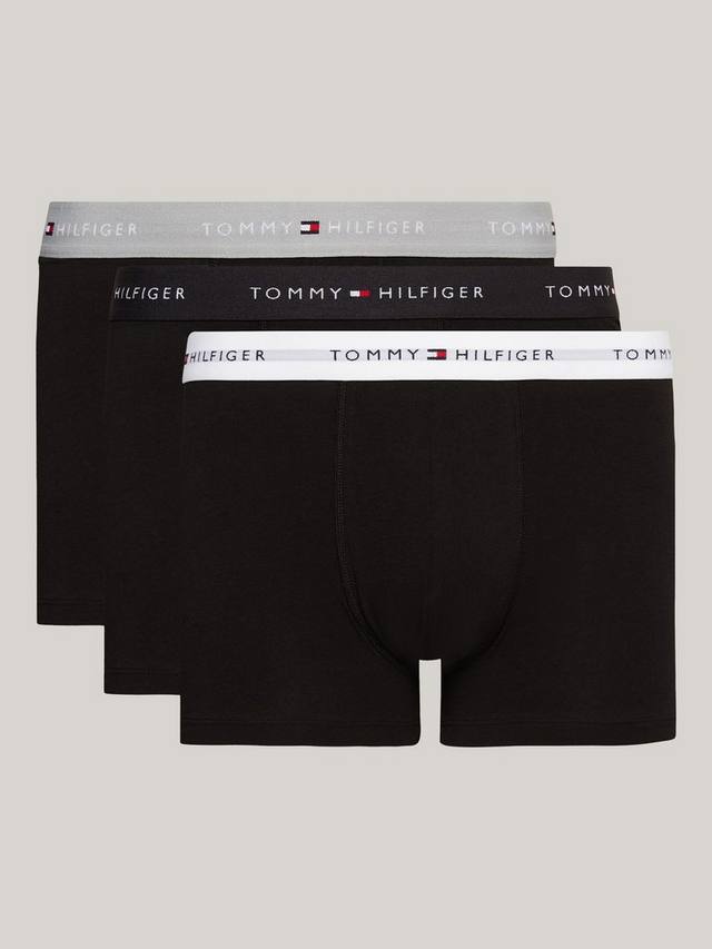 

Незаменимые плавки с логотипом на поясе Tommy Hilfiger, цвет Grey/Black/White
