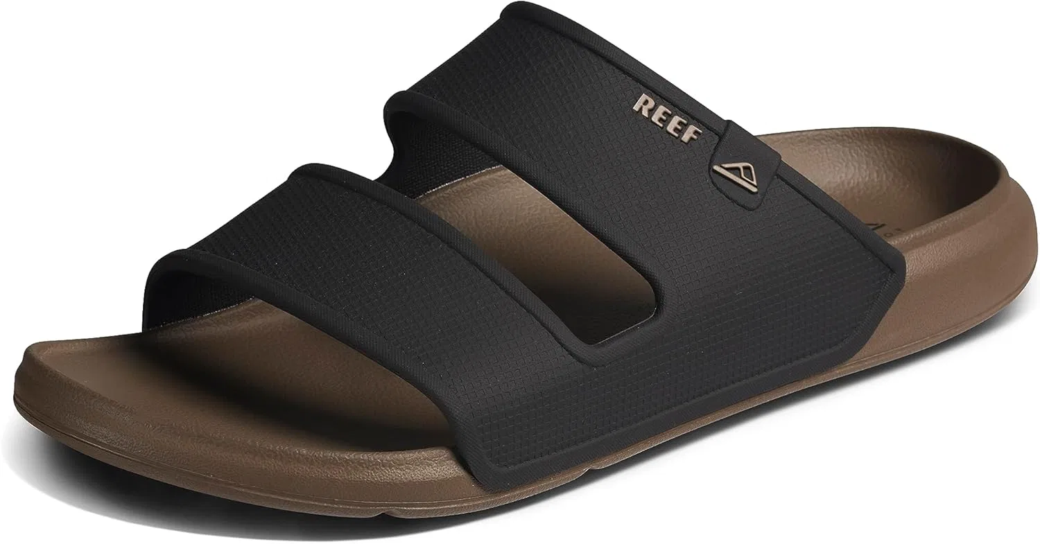 Мужские сандалии-шлепанцы Reef Oasis Double Up, Fossil Black