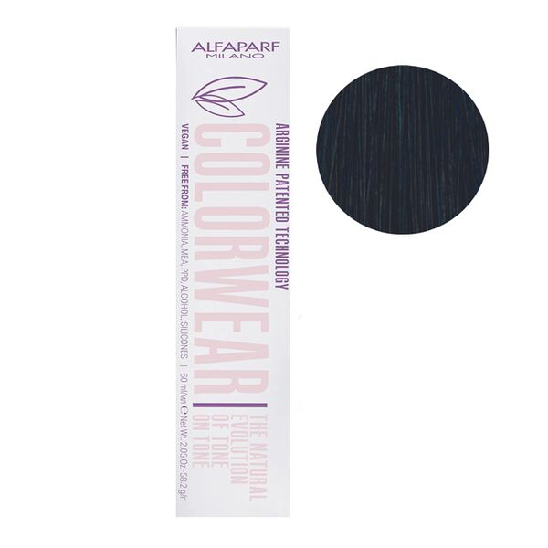

Краска для волос без аммиака 1.11, 60 мл Alfaparf Color wear, цвет 1.11