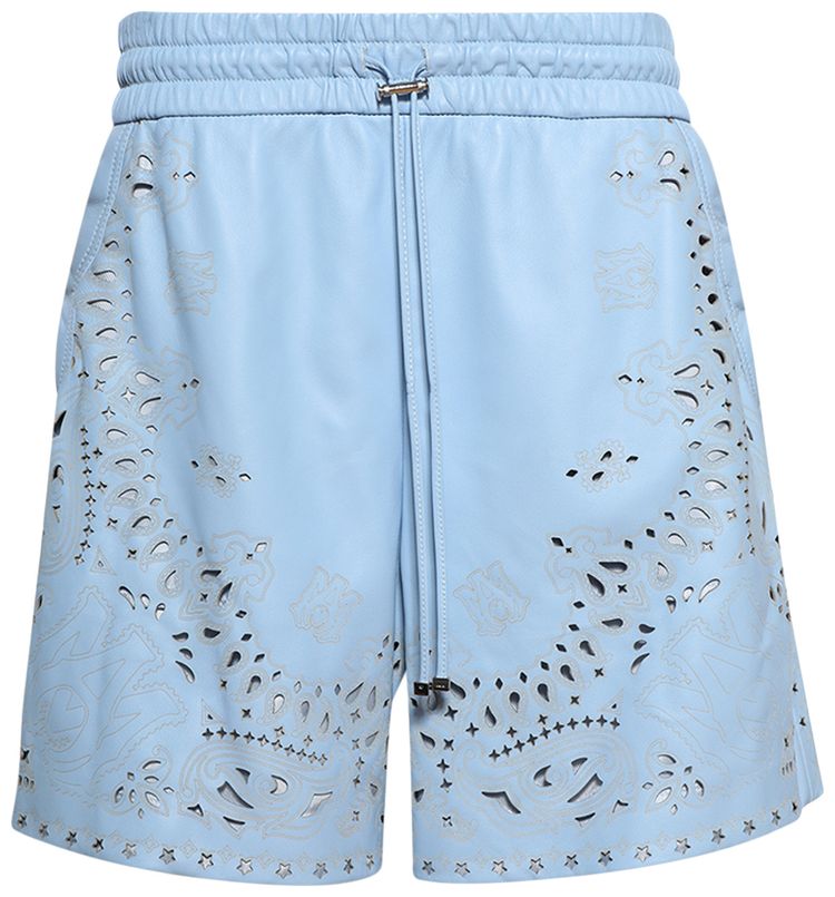 

Шорты Amiri Bandana Laser Short 'Cerulean', синий