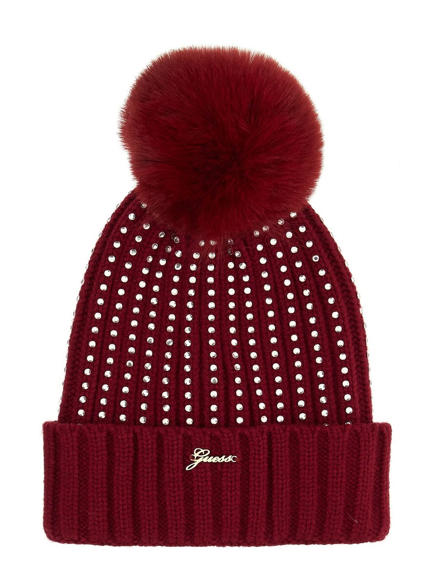 

Шапка GUESS, Wine Red