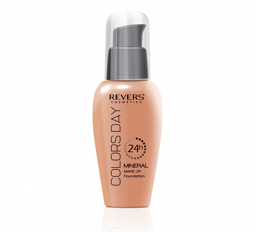 

Revers, Тональный крем Colors Day Mineral 24ч #33 Персик, 50мл