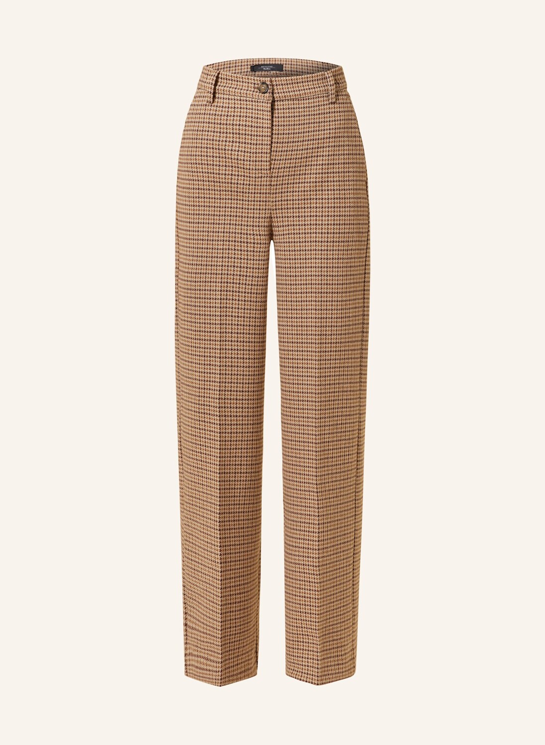 

Марлен в брюках-панетто Weekend Max Mara, коричневый