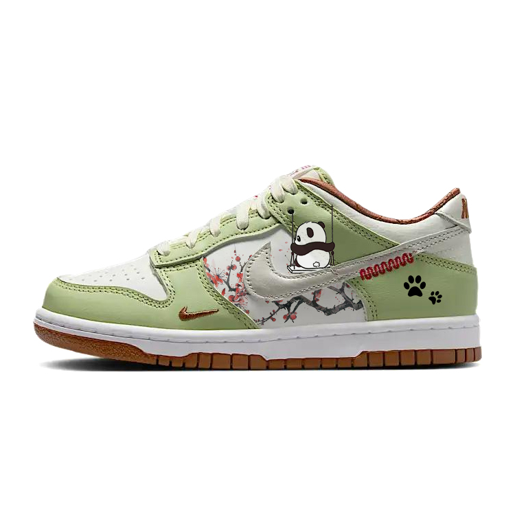 

Детские кроссовки для скейтбординга Dunk Low Top для подростков Nike, зеленый