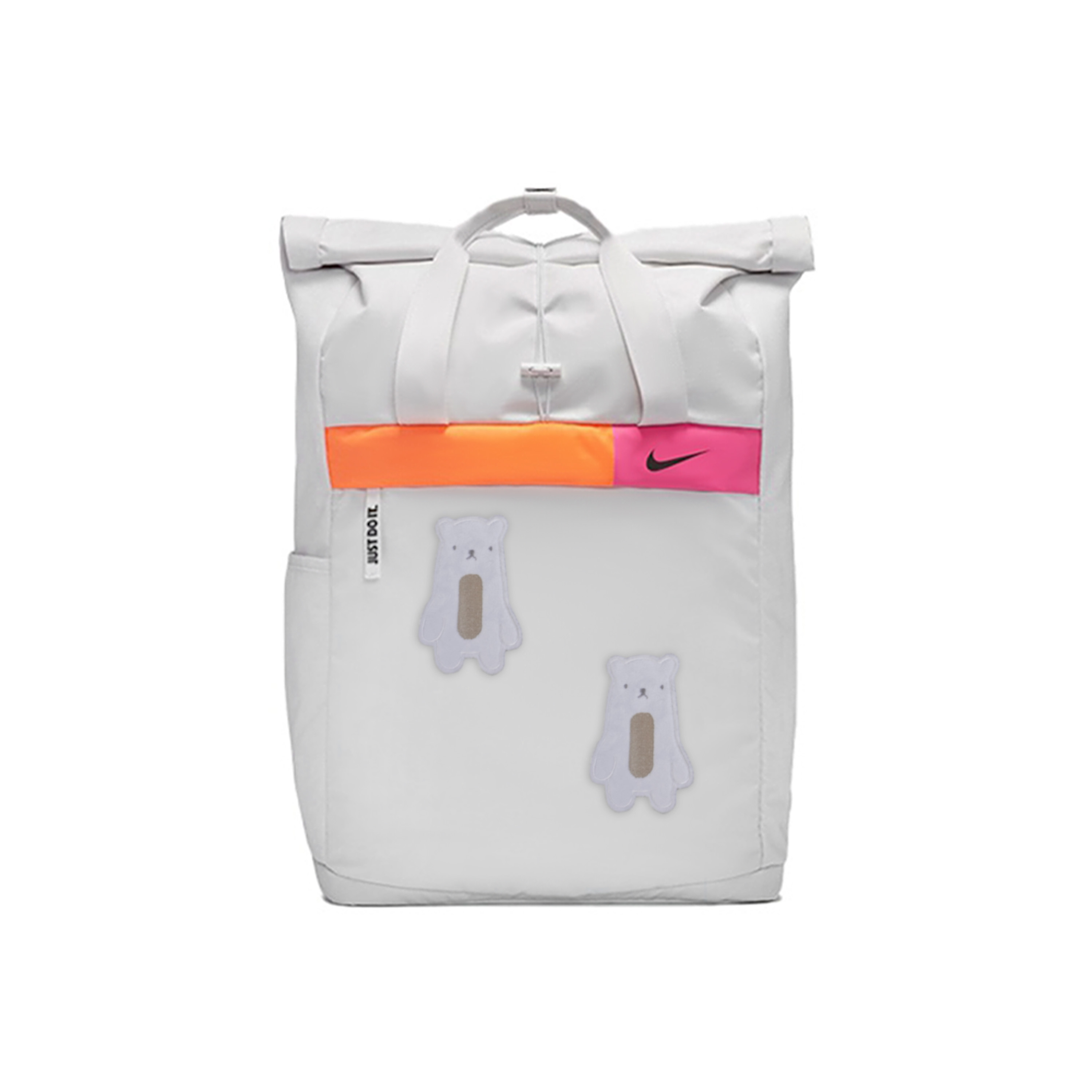 

Nike Тканевый рюкзак Regular Unisex светло-серебристый серый, Mist White Bear