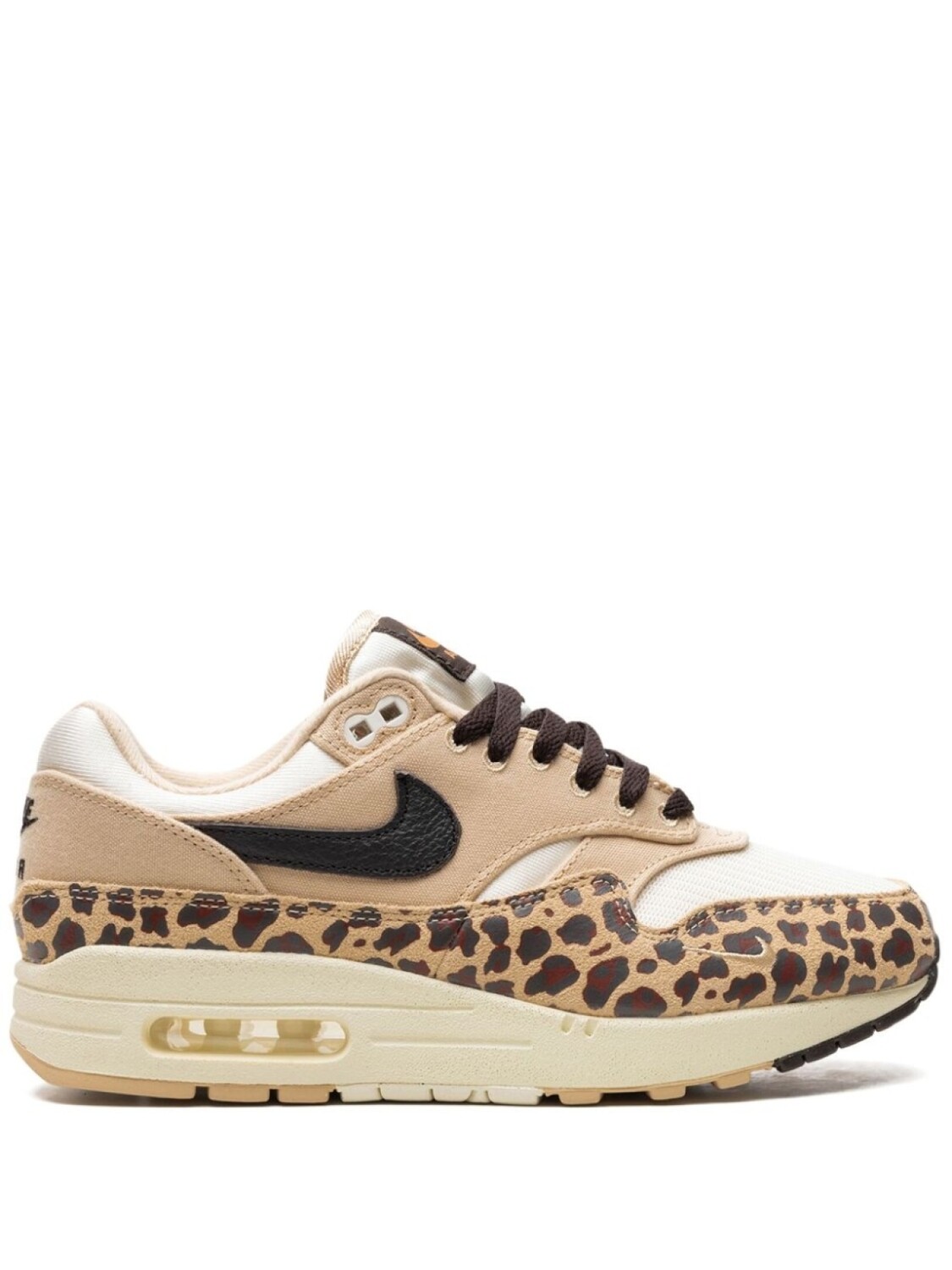 

Nike кроссовки Air Max 1 '87 Sesame Leopard, нейтральный цвет