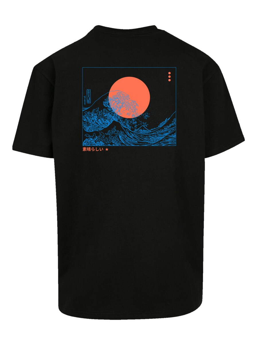 

Рубашка F4NT4STIC Kanagawa Welle Blue, черный