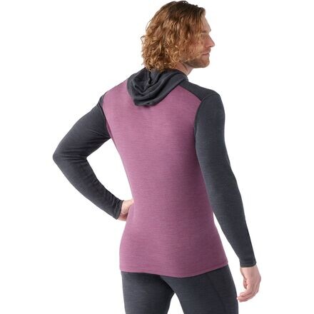 

Толстовка с капюшоном Merino 250 Baselayer мужская Smartwool, цвет Charcoal/Argyle Purple