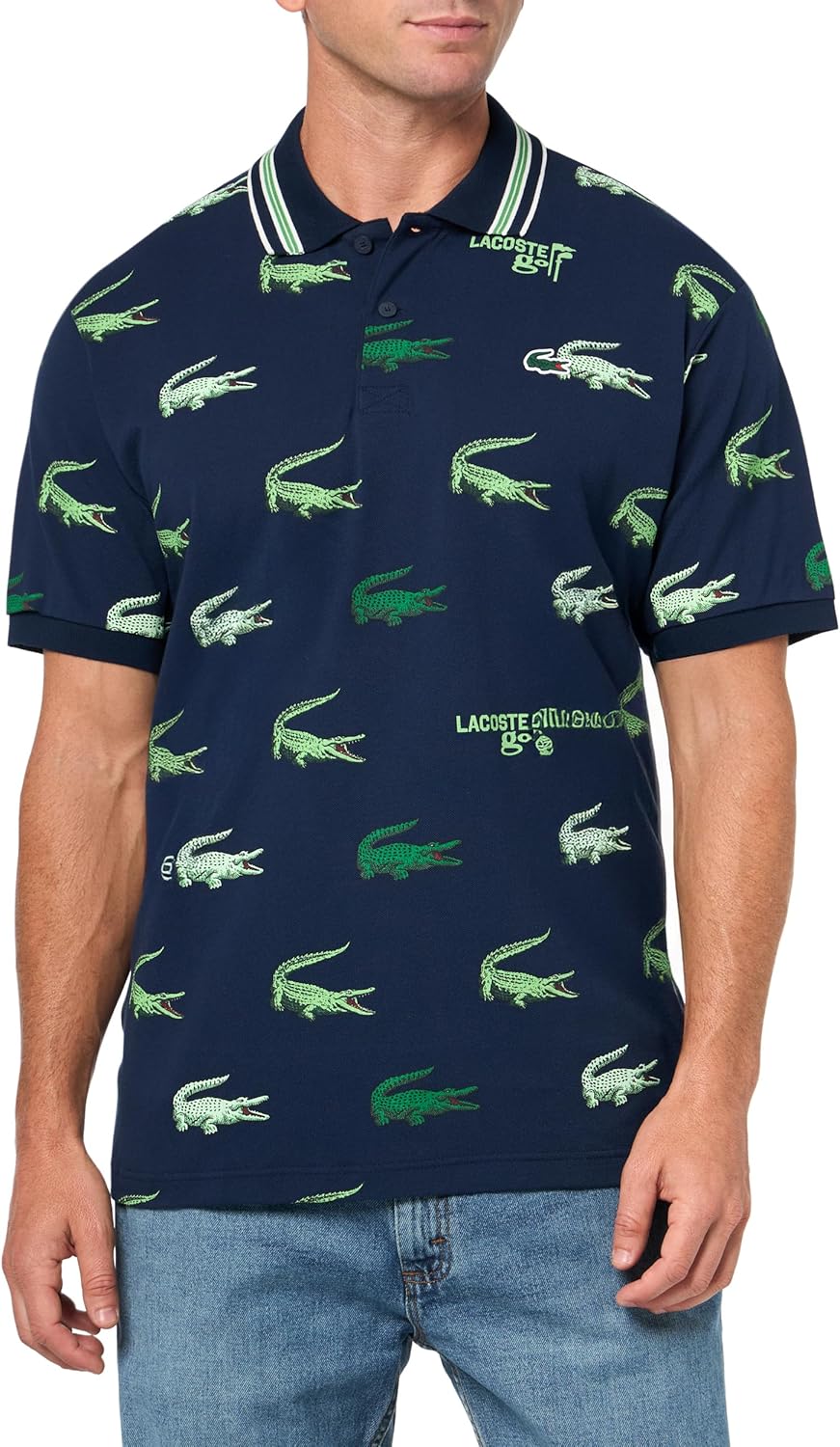 

Lacoste мужская спортивная поло для гольфа с принтом крокодила, Navy Blue/Navy Blue/Flour, Синий, Lacoste мужская спортивная поло для гольфа с принтом крокодила, Navy Blue/Navy Blue/Flour