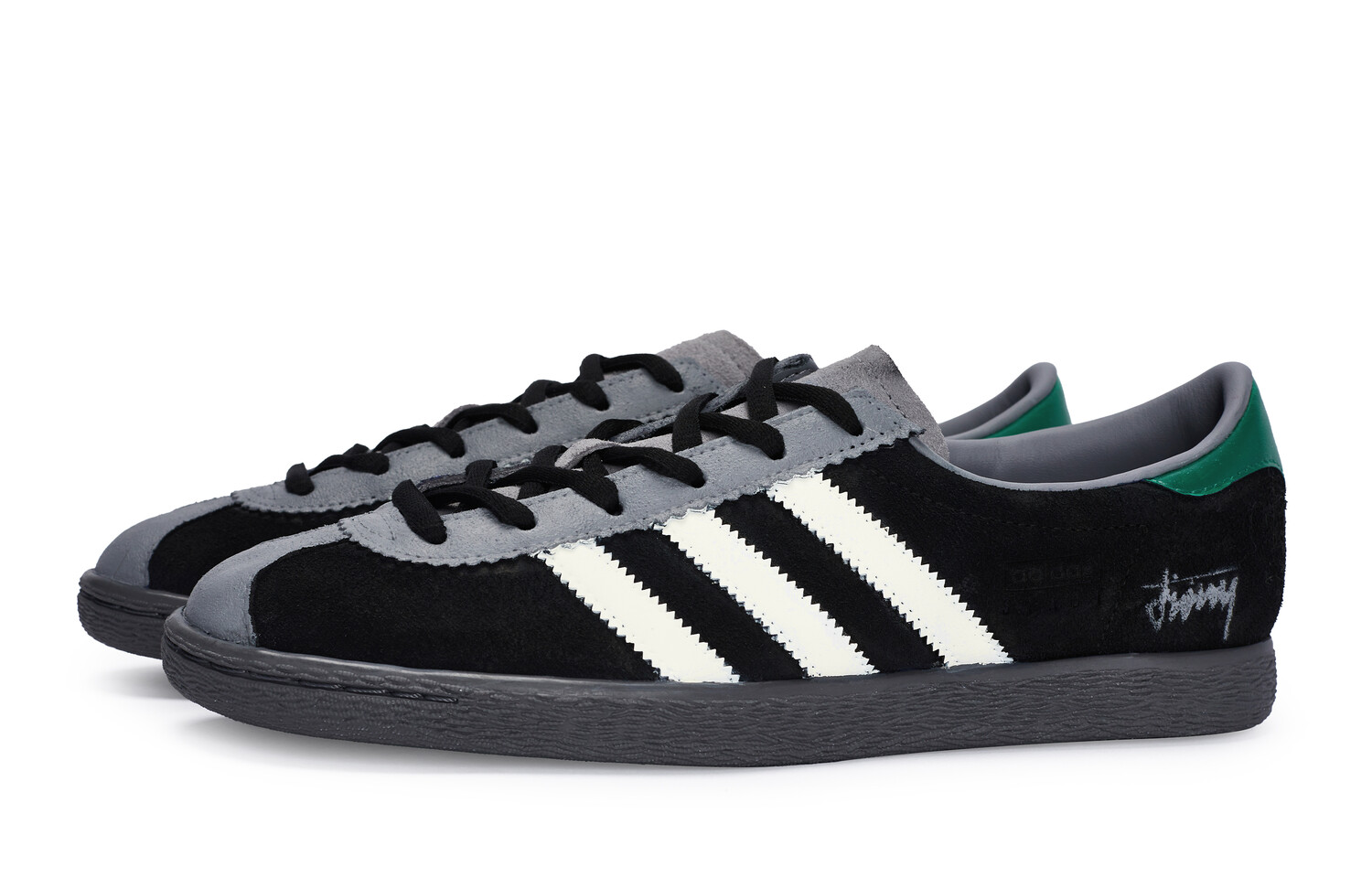 Кроссовки adidas originals Stadt Skateboarding Shoes Men Low-top Grey/Green, серо-зеленый — фото 3
