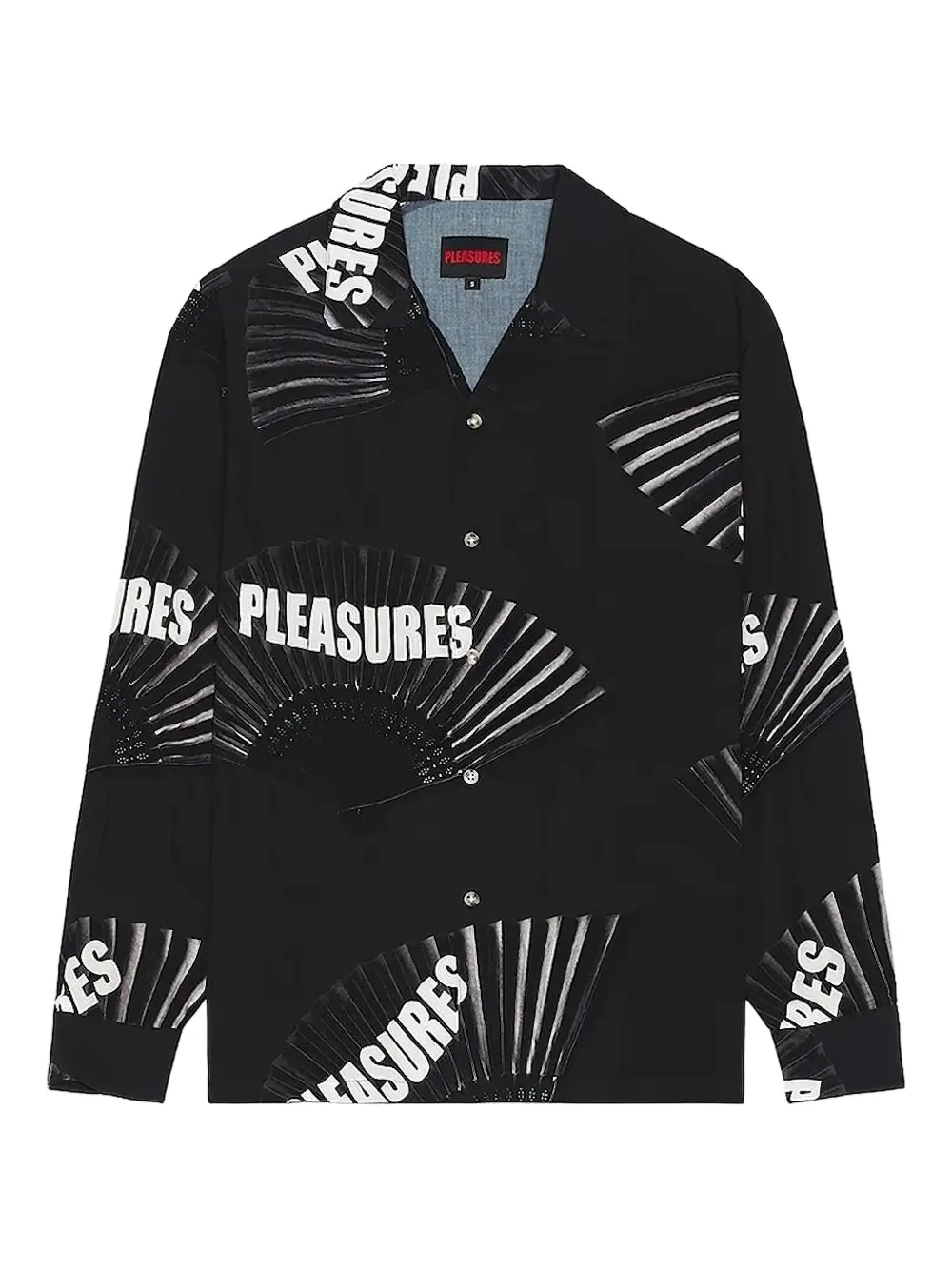 

Рубашка с принтом Pleasures, черный