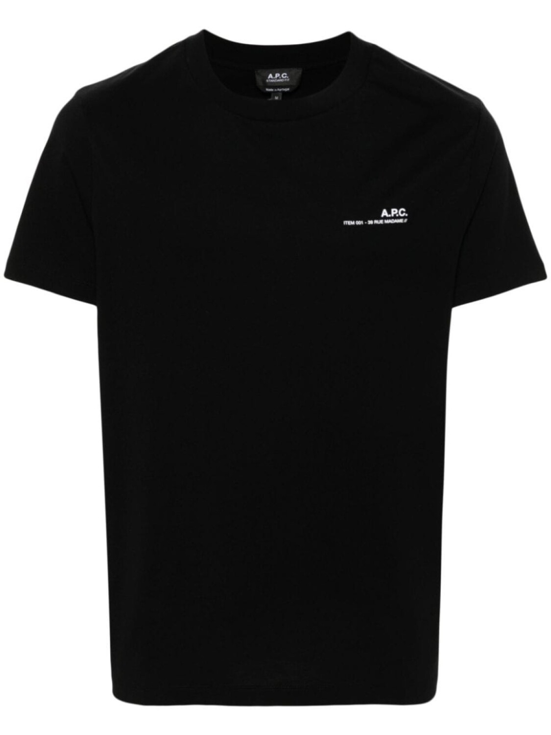 

A.P.C. футболка с логотипом, черный