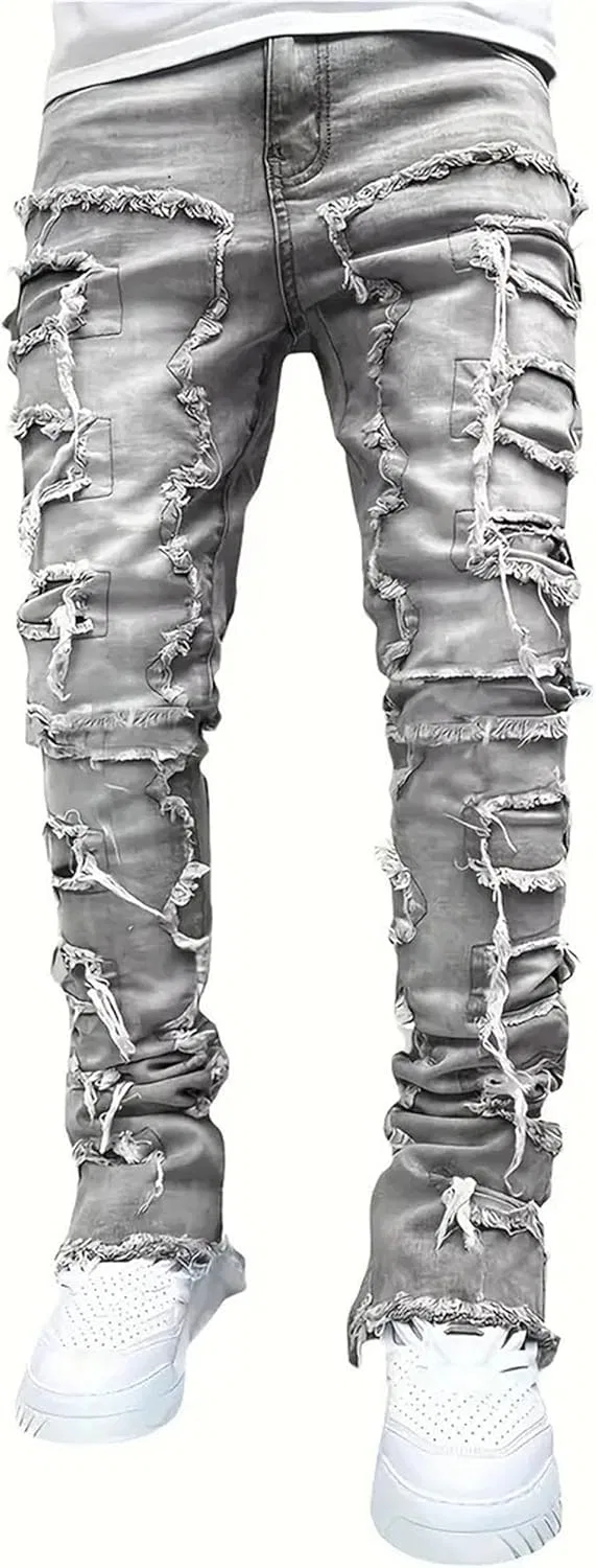 Джинсы Stretch Pants, серый — фото 2