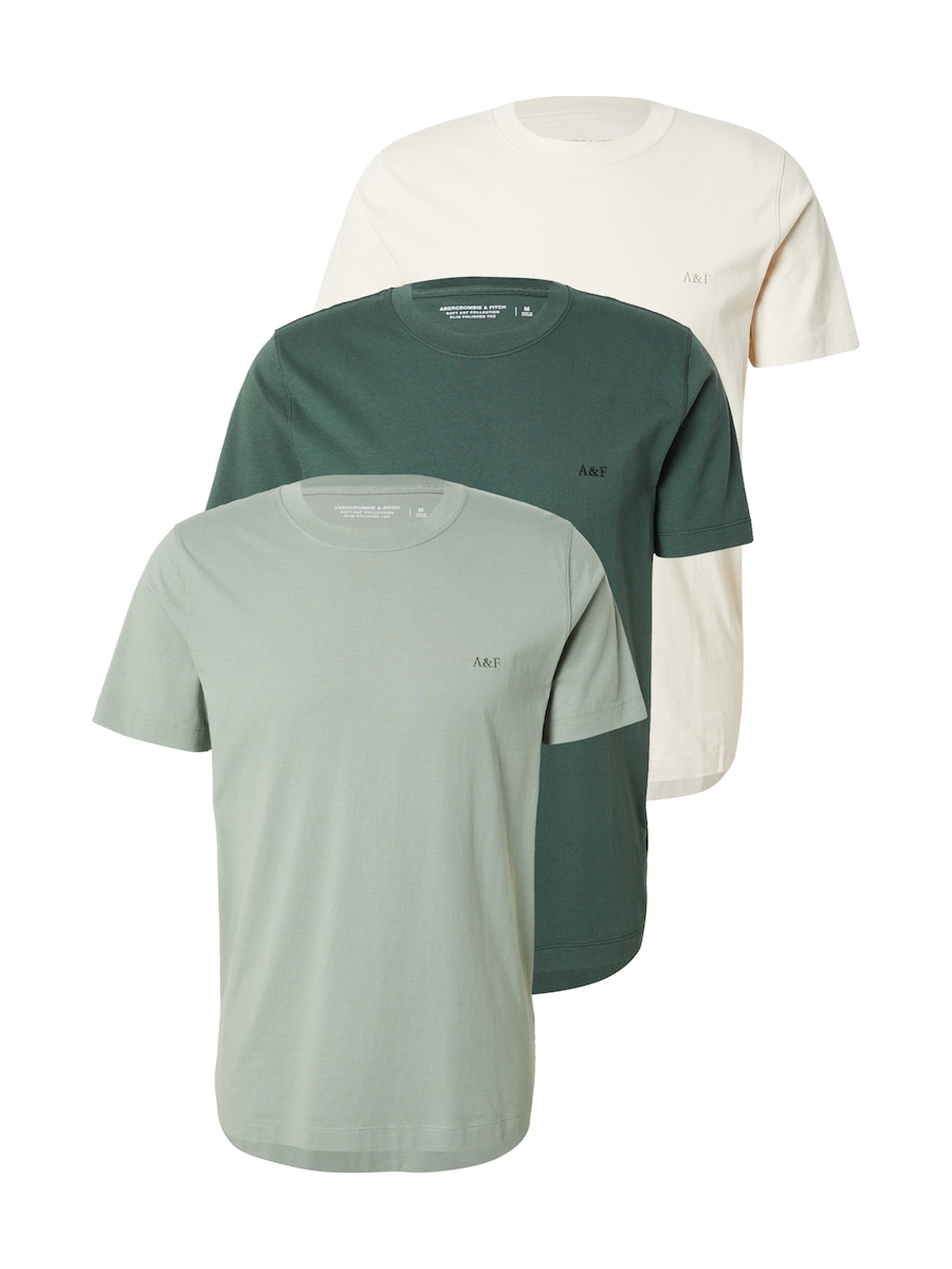 

Рубашка Abercrombie & Fitch, пастельно-зеленый/темно-зеленый/натуральный белый