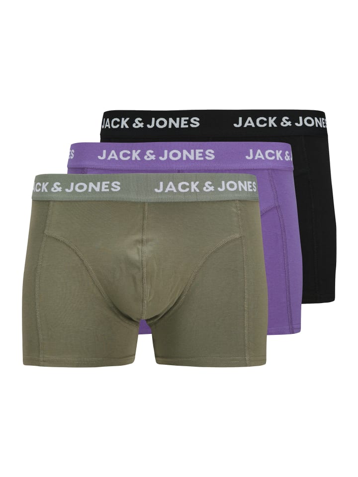 

Трусы Jack & Jones, цвет grün/lila/schwarz