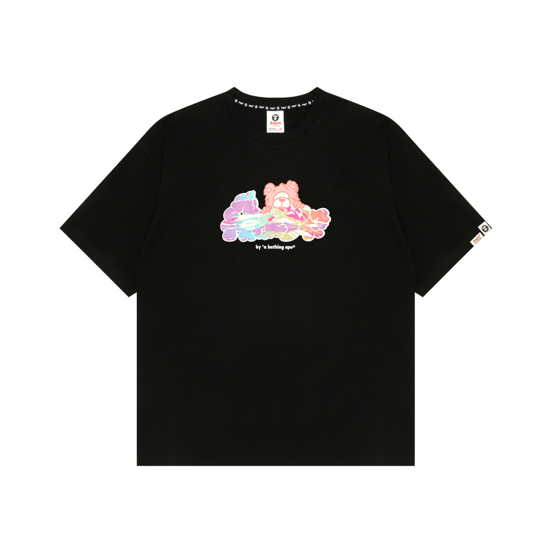 

Футболка из хлопка с принтом «Bathing APE X Care Bears» Aape, Black BKX