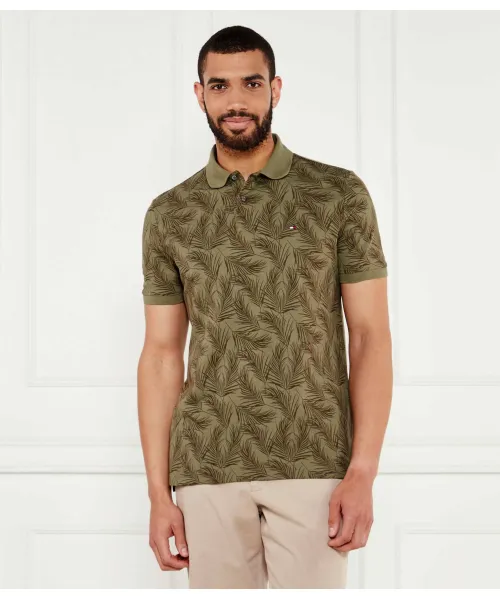 

Футболка поло Regular fit Tommy Hilfiger, зеленый
