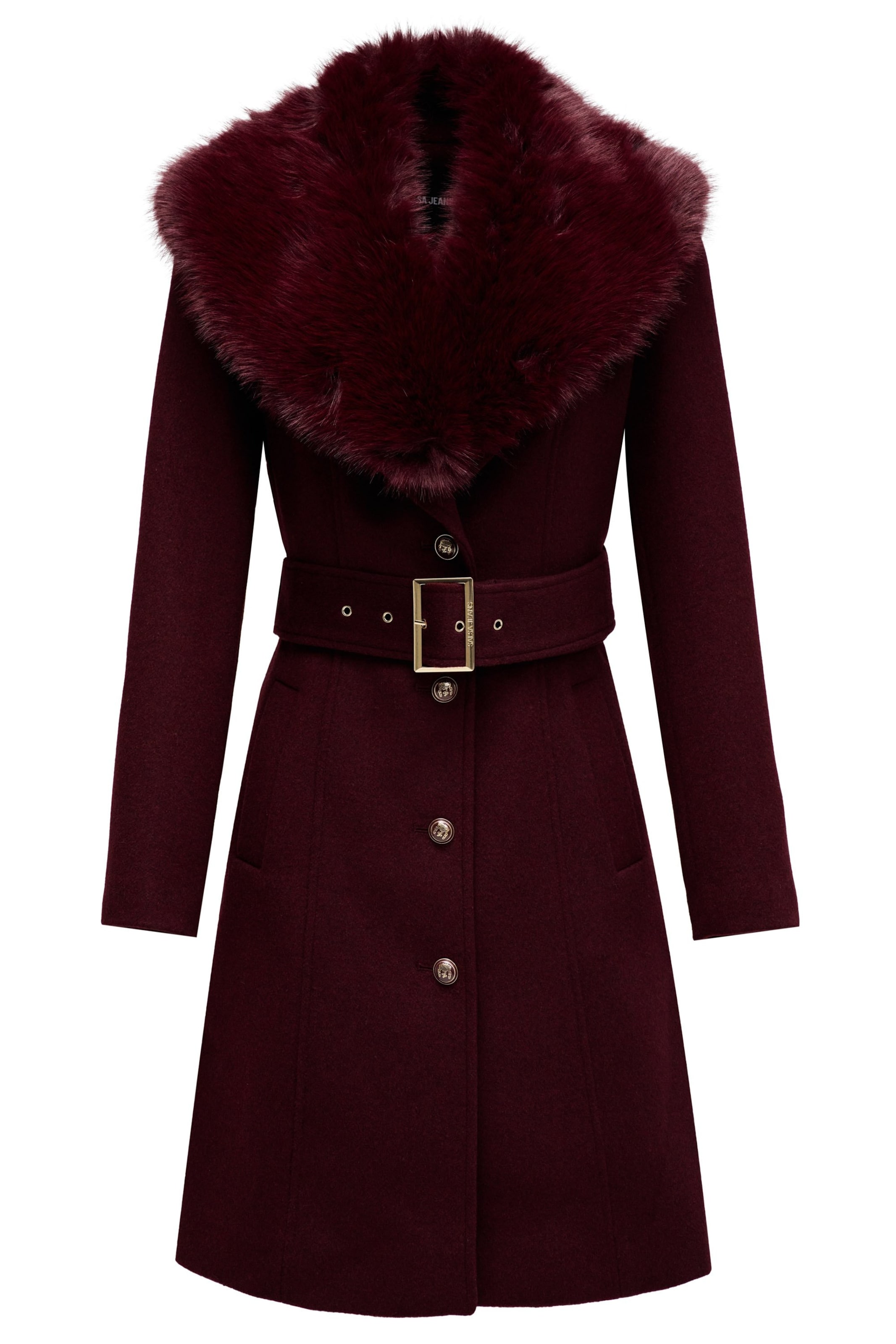 

Salsa Jeans Зимнее пальто в темно-красном цвете