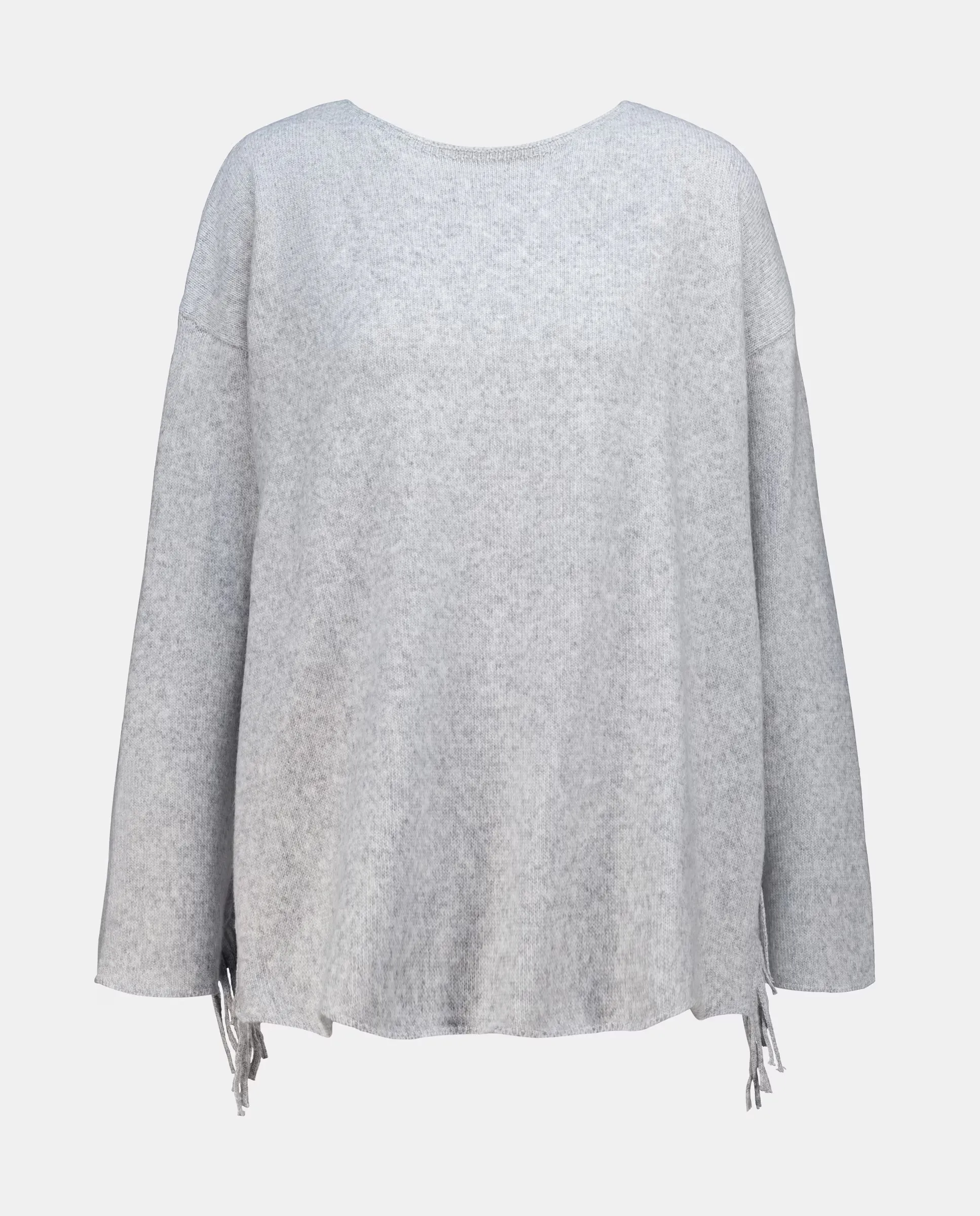 

Женский однотонный свитер с длинным рукавом Southern Cotton, светло-серый