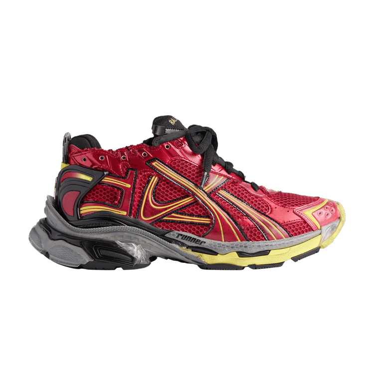 

Кроссовки Balenciaga Balenciaga Runner Sneaker 'Red Neon Yellow', красный