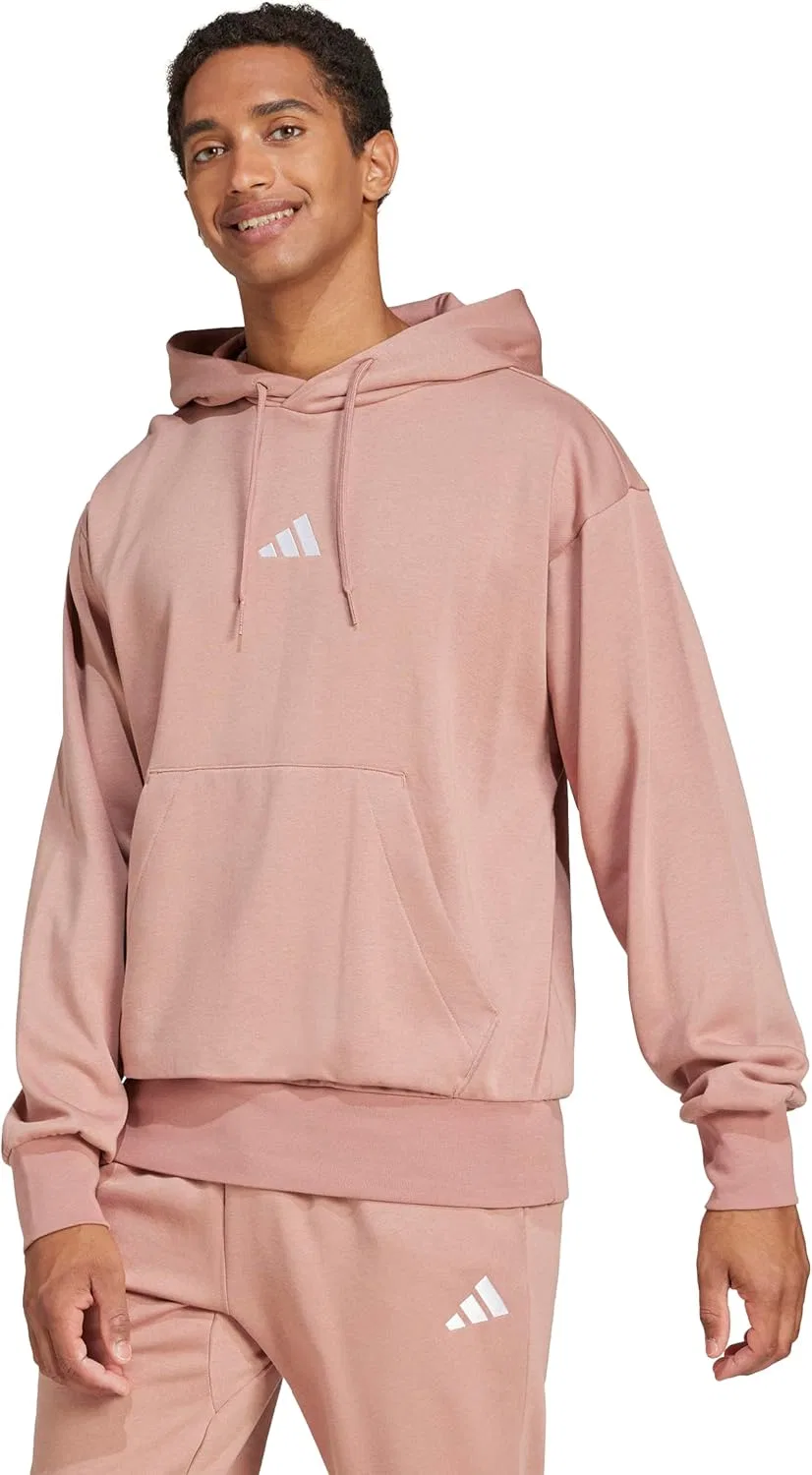 Толстовка с капюшоном Adidas Men's Essentials Feel Cozy Fleece Adidas Originals, белый