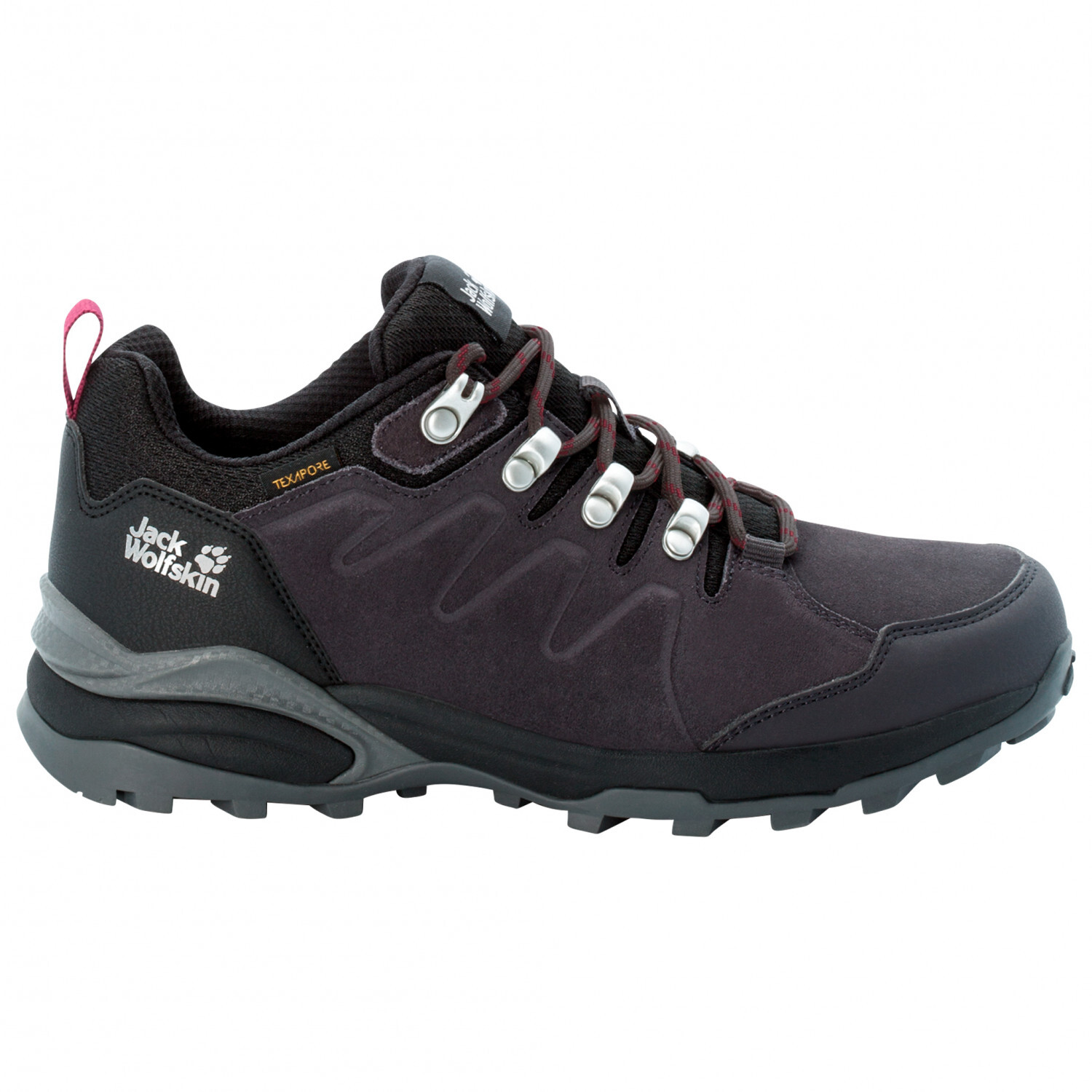 

Мультиспортивная обувь Jack Wolfskin Women's Refugio Texapore Low, цвет Dark Steel/Purple