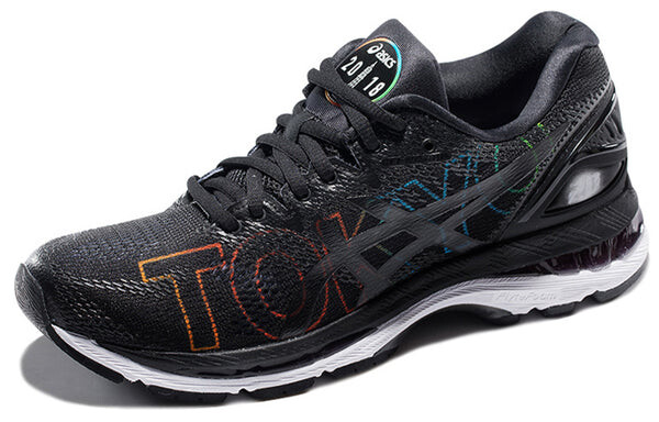 Кроссовки гель нимбус 20 Asics, черный — фото 2