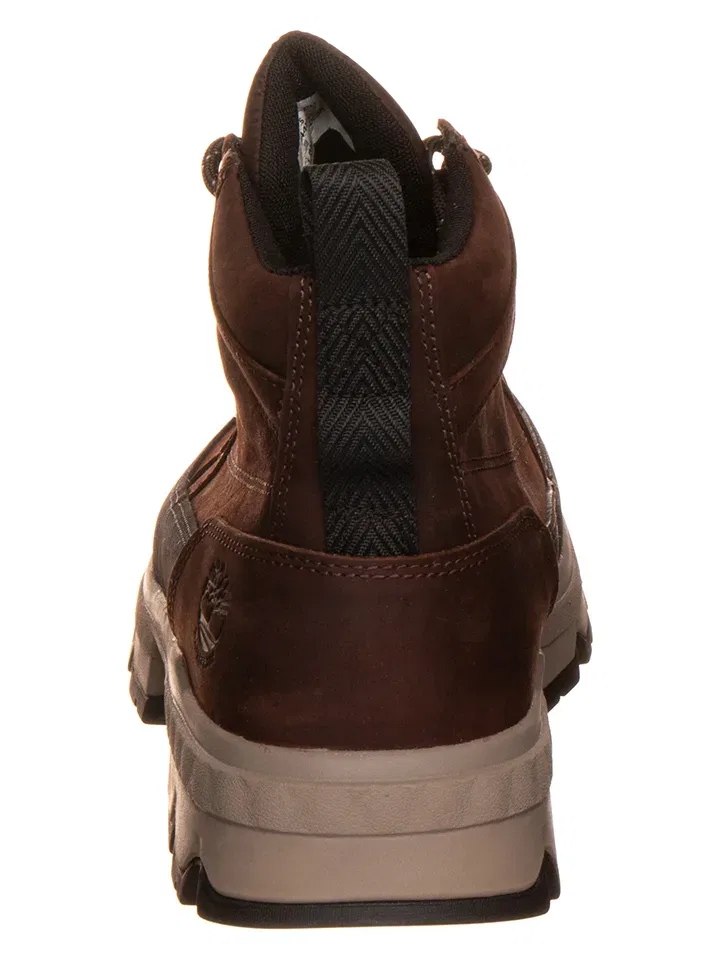 Ботинки кожаные Timberland коричневый — фото 3
