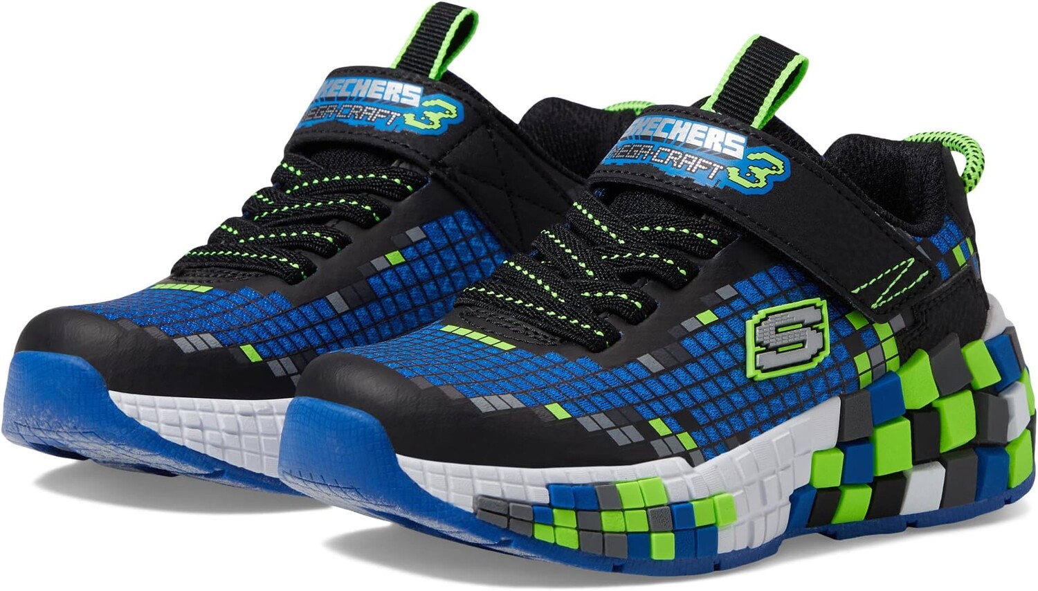 

Кроссовки Mega Craft 3.0 402182L SKECHERS KIDS, цвет Black/Blue/Lime