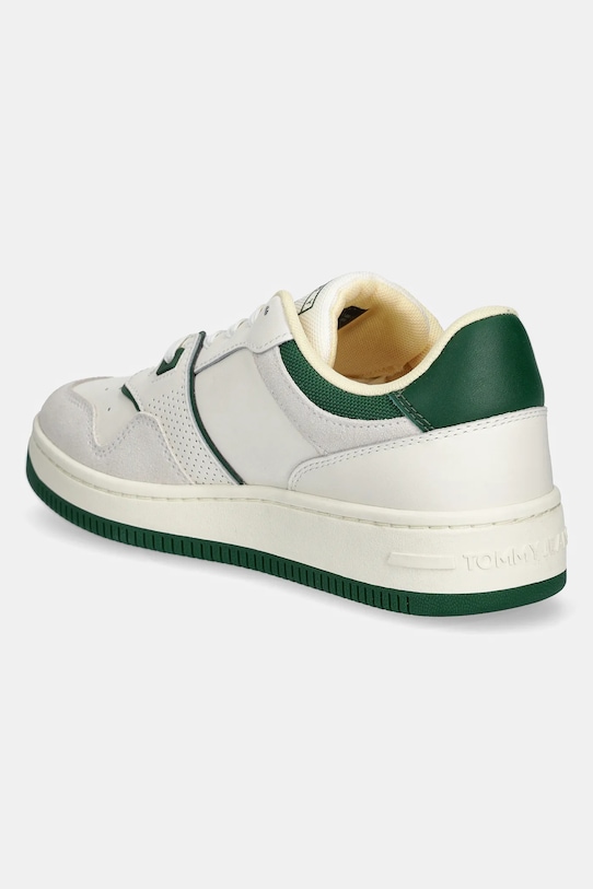 Кроссовки Retro Basket с эффектом потертости из замши Tommy Jeans, бежевый — фото 3