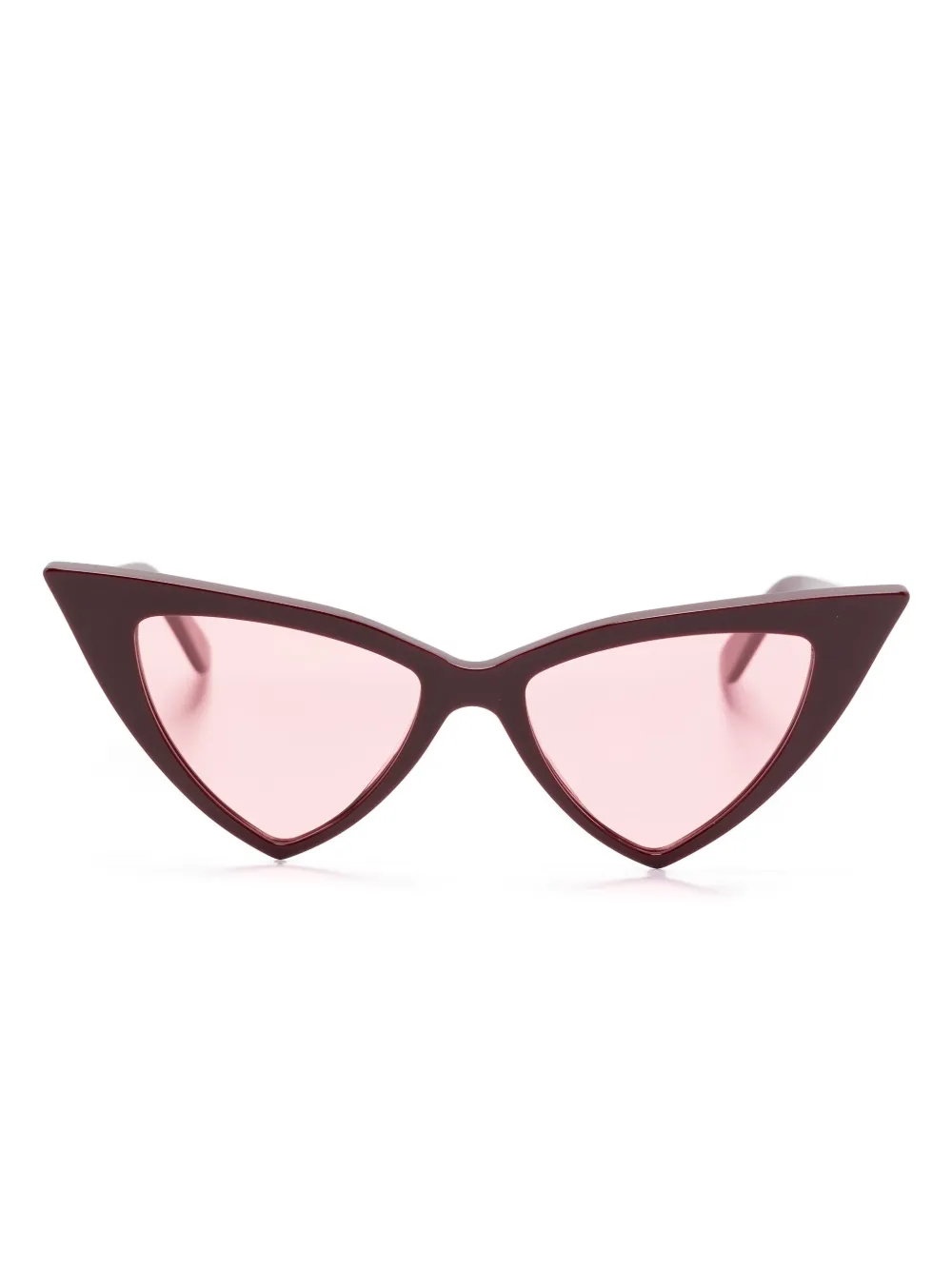 

Солнцезащитные очки в оправе 'кошачий глаз' Alexander McQueen Eyewear, красный