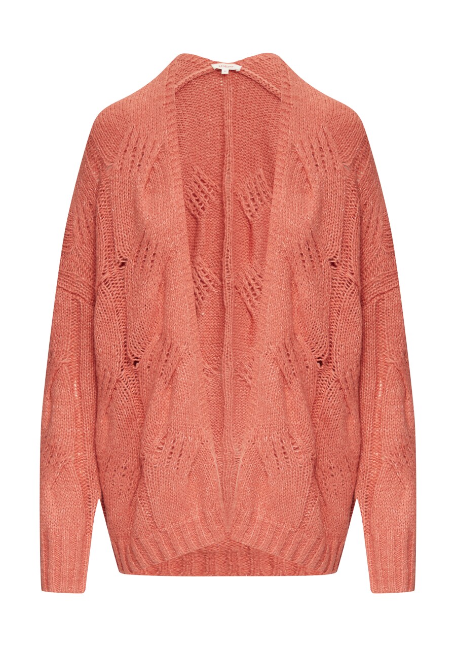 

Вязаный кардиган s.Oliver Oversized Cardigan, цвет coral